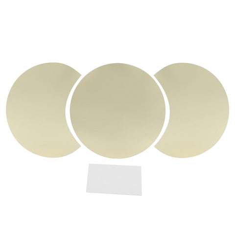 Round Mirror Wall Sticker DIY Wall Decal for Home Living Room TV Background Bedroom DecorGold