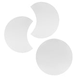 Round Mirror Wall Sticker DIY Wall Decal for Home Living Room TV Background Bedroom DecorSilver