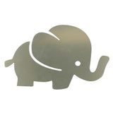 Innovative Cartoon Elephant Shape Beautiful Wall Sticker Room Mirror Wall Paper for DecorationGolden