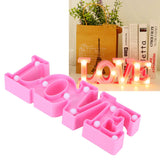 LED Night Light Innovative Ambient Lighting for Marriage Proposal Confession AnniversaryPink