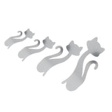 Cat Shape Mirror Wall Stickers Home Living Room Bedroom DIY Wall Art DecorationsSilver In Australia - Darrahopens