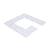 Wall Sticker DIY Mirror 3‑Dimensional Wall Decal Bedroom Sitting Room Background Decor