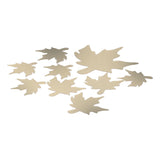 DIY Wall Stickers Maple Leaf Shape PVC Decals 3‑Dimensional Home Wall DecorationGold In Australia - Darrahopens