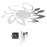 DIY Mirror Wall Clock Stickers Modern Decor for Home Living Room Background StickerSilver In Australia - Darrahopens