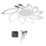 DIY Mirror Wall Clock Stickers Modern Decor for Home Living Room Background StickerSilver In Australia - Darrahopens