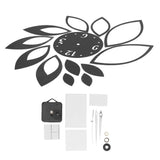 DIY Mirror Wall Clock Stickers Modern Decor for Home Living Room Background StickerBlack In Australia - Darrahopens