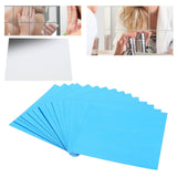 Mirror Wall Sticker DIY Square SelfAdhesive Decals for Home Bathroom Bedroom Silver