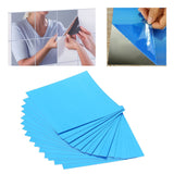 Mirror Wall Sticker DIY Square SelfAdhesive Decals for Home Bathroom Bedroom Silver