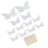 12Pcs/Set 3‑Dimensional Sticker Simulation Flash Wallpaper Living Room Wedding Wall Art for HomeShiny Silver In Australia - Darrahopens