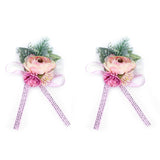 2Pcs Wedding Bridal Corsage Bridesmaid Wrist Flower for Wedding Party AnniversaryPink In Australia - Darrahopens