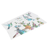 Colorful Butterflies Birds Tree Branch Pattern Wall Sticker Self Adhesive Wallpaper Room Decor
