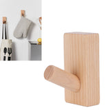 Originality Wall Hanging Hook Wooden Door Clothes Hat Hanger for Bedroom Bathroom
