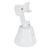 360 Degree Rotating Ballhead Smart Face Object Tracking Phone Camera Bracket Holder for Live StreamingWhite In Australia - Darrahopens