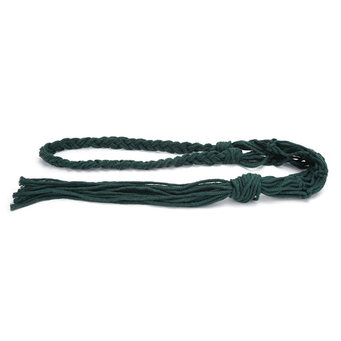 Wine Bottle Holder Bohemian Style Hand Knitting Cotton Rope Bottles Storage Hanging BagDark Green In Australia - Darrahopens