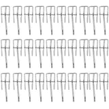 30pcs Supermarket Hook Iron Grid Shelf Hook Jewelry Display Shelf Hook 3.5mm Thickness10cm / 3.9in Long In Australia - Darrahopens