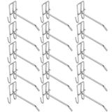30pcs Supermarket Hook Iron Grid Shelf Hook Jewelry Display Shelf Hook 3.5mm Thickness10cm / 3.9in Long
