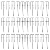30pcs Supermarket Hook Iron Grid Shelf Hook Jewelry Display Shelf Hook 3.5mm Thickness15cm / 5.9in Long