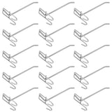 30pcs Supermarket Hook Iron Grid Shelf Hook Jewelry Display Shelf Hook 3.5mm Thickness15cm / 5.9in Long