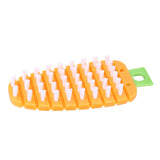 Carrot Shape Vegetable Brush Potato Scrubbing Brush Fruit Cleaner Kitchen ScrubberOrange In Australia - Darrahopens