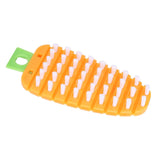 Carrot Shape Vegetable Brush Potato Scrubbing Brush Fruit Cleaner Kitchen ScrubberOrange In Australia - Darrahopens