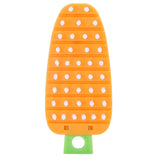 Carrot Shape Vegetable Brush Potato Scrubbing Brush Fruit Cleaner Kitchen ScrubberOrange In Australia - Darrahopens