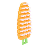 Carrot Shape Vegetable Brush Potato Scrubbing Brush Fruit Cleaner Kitchen ScrubberOrange