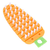 Carrot Shape Vegetable Brush Potato Scrubbing Brush Fruit Cleaner Kitchen ScrubberOrange
