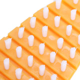 Carrot Shape Vegetable Brush Potato Scrubbing Brush Fruit Cleaner Kitchen ScrubberOrange