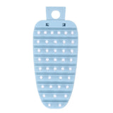 Carrot Shape Vegetable Brush Potato Scrubbing Brush Fruit Cleaner Kitchen ScrubberBlue In Australia - Darrahopens