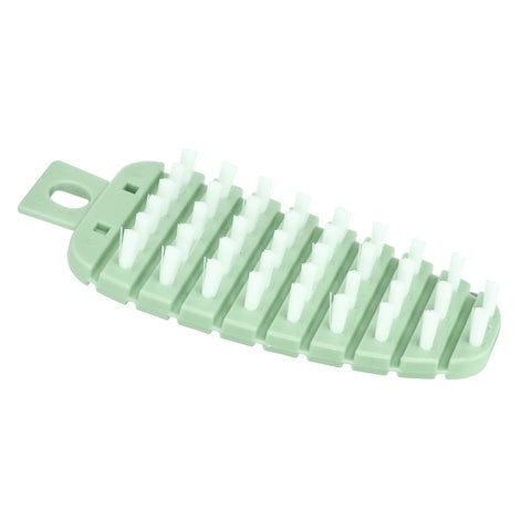 Carrot Shape Vegetable Brush Potato Scrubbing Brush Fruit Cleaner Kitchen ScrubberGreen In Australia - Darrahopens