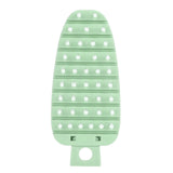Carrot Shape Vegetable Brush Potato Scrubbing Brush Fruit Cleaner Kitchen ScrubberGreen