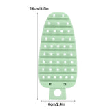 Carrot Shape Vegetable Brush Potato Scrubbing Brush Fruit Cleaner Kitchen ScrubberGreen