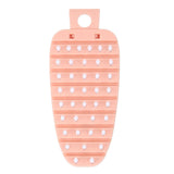 Carrot Shape Vegetable Brush Potato Scrubbing Brush Fruit Cleaner Kitchen ScrubberPink In Australia - Darrahopens