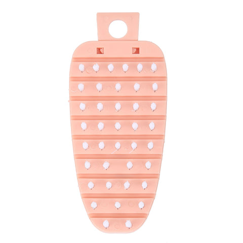 Carrot Shape Vegetable Brush Potato Scrubbing Brush Fruit Cleaner Kitchen ScrubberPink In Australia - Darrahopens