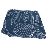Blue Leaves Soft Elastic Sofa Cover Washable Sofa Slipcover Furniture Protector for Home2 Seater In Australia - Darrahopens