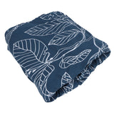 Blue Leaves Soft Elastic Sofa Cover Washable Sofa Slipcover Furniture Protector for Home2 Seater In Australia - Darrahopens