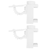 Curtain Rod Pole Holder Multipurpose Hanging Rod Clamp Hanger Organizer 1KG‑2KG Load Capacity In Australia - Darrahopens
