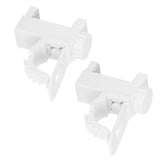 Curtain Rod Pole Holder Multipurpose Hanging Rod Clamp Hanger Organizer 1KG‑2KG Load Capacity