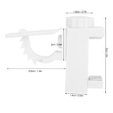 Curtain Rod Pole Holder Multipurpose Hanging Rod Clamp Hanger Organizer 1KG‑2KG Load Capacity
