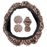 4PCS Universal Steering Wheel Cover Cup Holder Coasters Keyring Set Car Accessories Set In Australia - Darrahopens