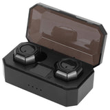 Binaural Bluetooth Headphones Portable Bluetooth Headset Earphones for Driving UseBlack In Australia - Darrahopens