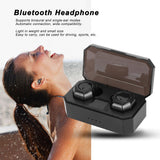 Binaural Bluetooth Headphones Portable Bluetooth Headset Earphones for Driving UseBlack