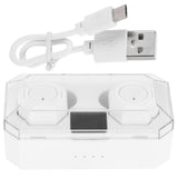 Binaural Bluetooth Headphones Portable Bluetooth Headset Earphones for Driving UseWhite In Australia - Darrahopens