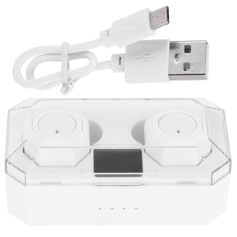 Binaural Bluetooth Headphones Portable Bluetooth Headset Earphones for Driving UseWhite In Australia - Darrahopens