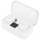 Binaural Bluetooth Headphones Portable Bluetooth Headset Earphones for Driving UseWhite In Australia - Darrahopens