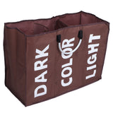 Laundry Basket Household Foldable Waterproof Clothes Storage Bag Organizer Coffee In Australia - Darrahopens
