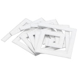 10Pcs 5x5CM DIY Waist Line Mirror Sticker Modern Acrylic Wall Stickers for Living RoomSilver In Australia - Darrahopens