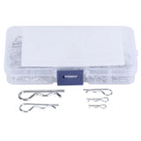 100Pcs R Cotter Pins Tractor Pin Clips with Plastic Box Assortment Kit Fastener Clip Set In Australia - Darrahopens