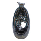 Incense Burner Ceramic Backflow Incense Holder for Teahouse Home Office Decoration