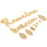 Wooden Hanging Plaque Sign Pendant Ornament Wall DIY Letter Wall Ornaments Home DecorationGold In Australia - Darrahopens